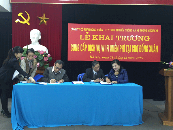 Cung cấp dịch vụ wifi miễn phí tại chợ Đồng Xuân ảnh 1