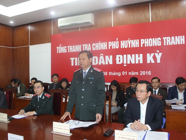 Tổng Thanh tra Chính phủ Huỳnh Phong Tranh: Sớm giải quyết dứt điểm vụ khiếu nại kéo dài hơn 16 năm ảnh 2 Tổng Thanh tra Chính phủ Huỳnh Phong Tranh: Sớm giải quyết dứt điểm vụ khiếu nại kéo dài hơn 16 năm ảnh 2