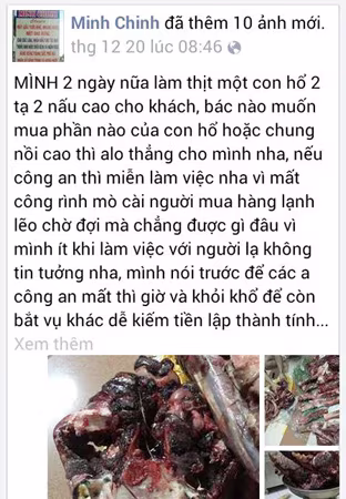 Rao bán động vật hoang dã trên Internet, phạm tội gì? ảnh 2 Rao bán động vật hoang dã trên Internet, phạm tội gì? ảnh 2