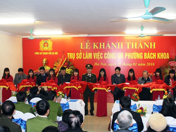 Khánh thành 2 trụ sở đơn vị Công an cơ sở ảnh 2 Khánh thành 2 trụ sở đơn vị Công an cơ sở ảnh 2