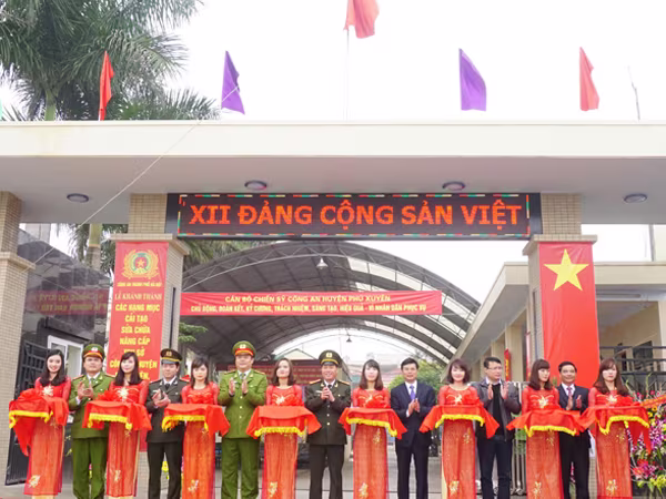 Khánh thành 2 trụ sở đơn vị Công an cơ sở  ảnh 1