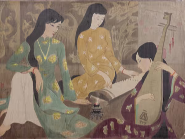 Cuộc đời sóng gió của một họa sỹ tranh lụa tài hoa ảnh 3 Cuộc đời sóng gió của một họa sỹ tranh lụa tài hoa ảnh 3
