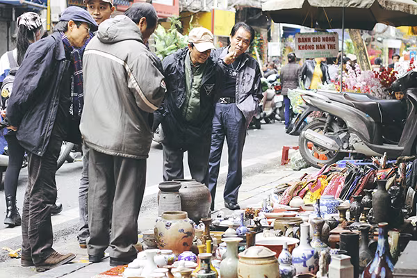 Một vòng chợ hoa Hàng Lược trước thềm Tết Đinh Dậu ảnh 13 Một vòng chợ hoa Hàng Lược trước thềm Tết Đinh Dậu ảnh 13