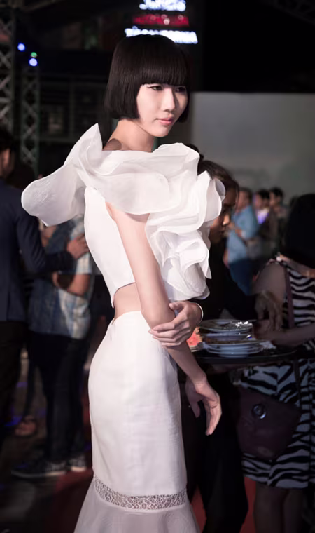 Á quân Cao Ngân nổi bật dự ra mắt phim “Hợp đồng bắt ma” ảnh 3