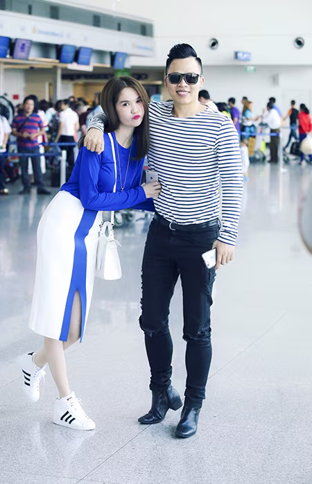 Dàn chân dài Venus gây “náo động” tại sân bay ảnh 6 Dàn chân dài Venus gây “náo động” tại sân bay ảnh 6