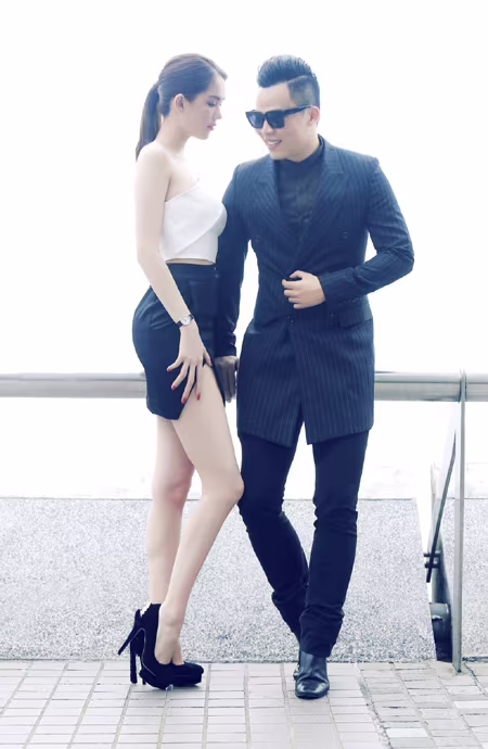 Ngọc Trinh khoe chân dài trên phố Hồng Kông ảnh 5