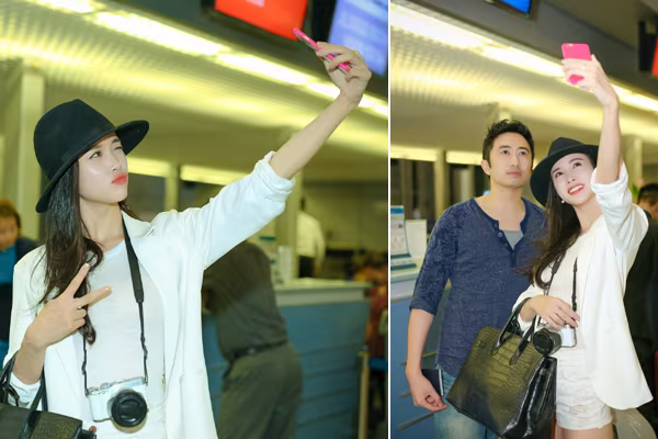 Vũ Ngọc Anh rạng ngời lên đường sang Đức ra mắt phim Quyên ảnh 5 Vũ Ngọc Anh rạng ngời lên đường sang Đức ra mắt phim Quyên ảnh 5