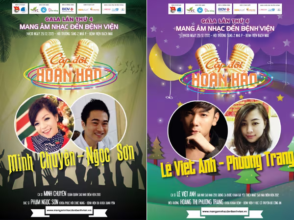 "Cặp đôi hoàn hảo" lần đầu "ghé thăm" chương trình mang âm nhạc đến bệnh viện ảnh 1