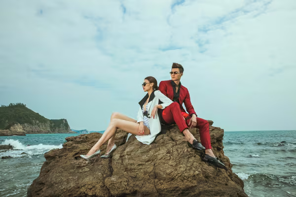 Hồng Quế diện bikini gợi cảm bên Vĩnh Thuỵ đầy phong cách ảnh 9