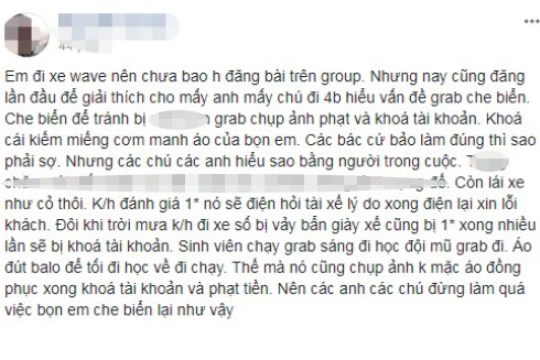 Lái xe Grab cố ý che biển số xe: Hành vi đáng lên án! ảnh 2 Lái xe Grab cố ý che biển số xe: Hành vi đáng lên án! ảnh 2