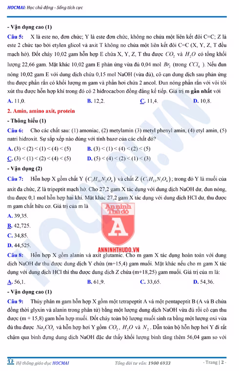 Tự đánh giá trước Kỳ thi THPT Quốc gia 2018 (3): Kiểm tra môn Hóa học & Đáp án môn Vật lí ảnh 15 Tự đánh giá trước Kỳ thi THPT Quốc gia 2018 (3): Kiểm tra môn Hóa học & Đáp án môn Vật lí ảnh 15