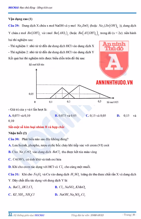 Tự đánh giá trước Kỳ thi THPT Quốc gia 2018 (3): Kiểm tra môn Hóa học & Đáp án môn Vật lí ảnh 10 Tự đánh giá trước Kỳ thi THPT Quốc gia 2018 (3): Kiểm tra môn Hóa học & Đáp án môn Vật lí ảnh 10