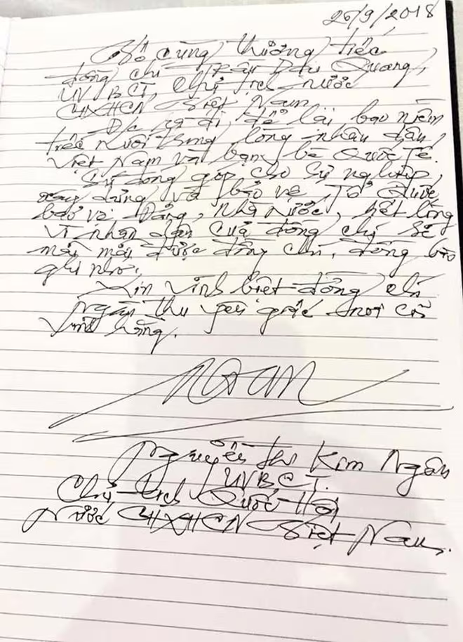 Lãnh đạo Đảng, Nhà nước tiếc thương Chủ tịch nước Trần Đại Quang ảnh 3 Lãnh đạo Đảng, Nhà nước tiếc thương Chủ tịch nước Trần Đại Quang - ảnh 2