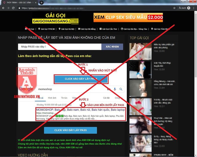 Dùng trang web đồi trụy để câu view: "Quái chiêu" SEO đáng lên án! ảnh 1 Dùng trang web đồi trụy để câu view: "Quái chiêu" SEO đáng lên án! ảnh 1