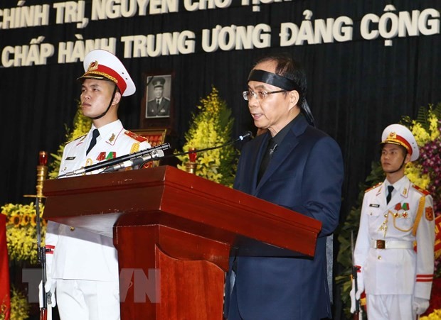 Cử hành trọng thể Lễ truy điệu nguyên Chủ tịch nước Lê Đức Anh hình ảnh 2 Cu hanh trong the Le truy dieu nguyen Chu tich nuoc Le Duc Anh hinh anh 2