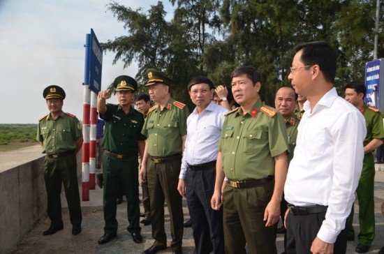 Bộ trưởng Bộ Công an Tô Lâm thăm các đồn Biên phòng thuộc BĐBP Quảng Ninh ảnh 1 Bộ trưởng Bộ Công an Tô Lâm thăm các đồn Biên phòng thuộc BĐBP Quảng Ninh ảnh 1