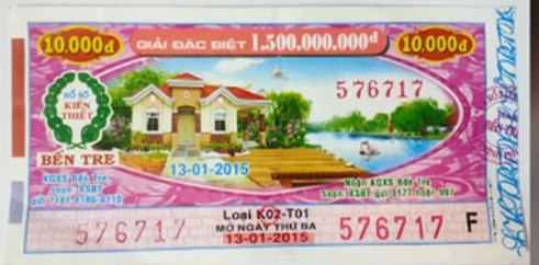 Cảnh giác với xổ số trúng thưởng giả ảnh 2 Cảnh giác với xổ số trúng thưởng giả ảnh 2