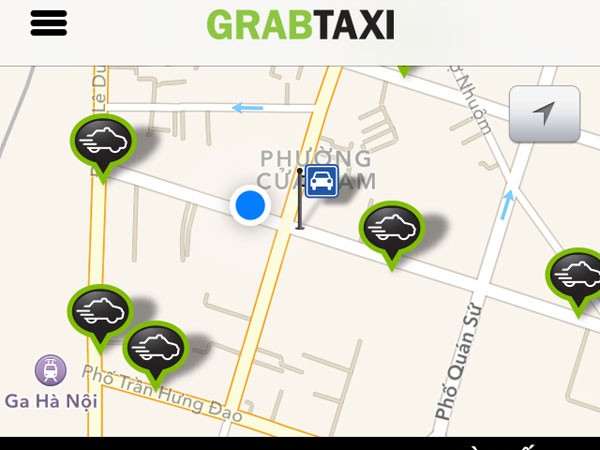 Grab taxi bắt đầu thu phí ảnh 1 Grab taxi bắt đầu thu phí ảnh 1