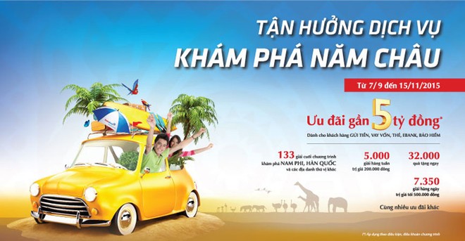 Cùng VietinBank tận hưởng dịch vụ, khám phá năm Châu ảnh 1 Cùng VietinBank tận hưởng dịch vụ, khám phá năm Châu ảnh 1