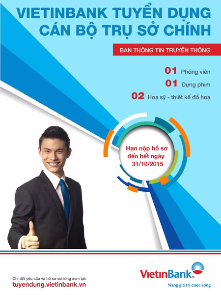 Ban Thông tin Truyền thông VietinBank tuyển dụng nhân sự ảnh 1 Ban Thông tin Truyền thông VietinBank tuyển dụng nhân sự ảnh 1