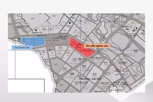 Vì sao mảnh đất tại Đại Mỗ, Nam Từ Liêm được FLC mua 860 tỷ? ảnh 1 Vì sao mảnh đất tại Đại Mỗ, Nam Từ Liêm được FLC mua 860 tỷ? ảnh 1