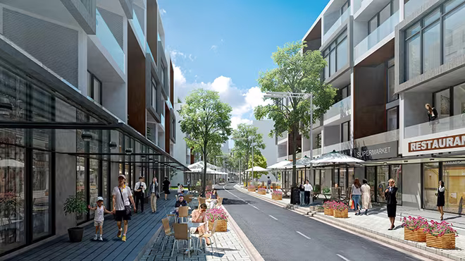 Nhà phố thương mại "âm thầm" hút khách cuối năm ảnh 2 Nhà phố thương mại "âm thầm" hút khách cuối năm ảnh 2