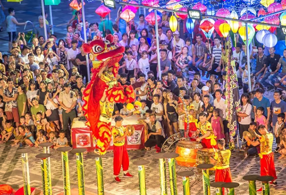 Chiêm ngưỡng những màn trình diễn lân sư rồng đỉnh cao tại Sun World Danang Wonders ảnh 3 Chiêm ngưỡng những màn trình diễn lân sư rồng đỉnh cao tại Sun World Danang Wonders ảnh 3