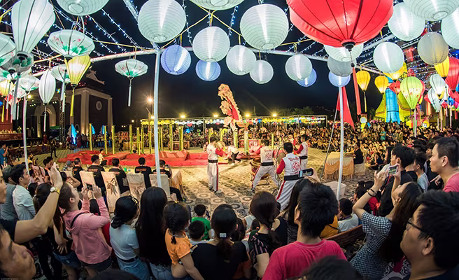 Chiêm ngưỡng những màn trình diễn lân sư rồng đỉnh cao tại Sun World Danang Wonders ảnh 4 Chiêm ngưỡng những màn trình diễn lân sư rồng đỉnh cao tại Sun World Danang Wonders ảnh 4