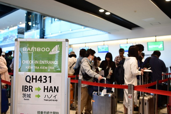 Bamboo Airways đưa những vị khách đầu tiên đến Nhật Bản ảnh 1 Bamboo Airways đưa những vị khách đầu tiên đến Nhật Bản ảnh 1