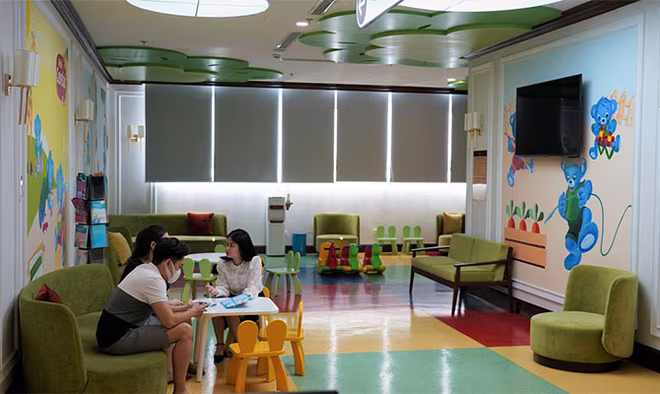 Cận cảnh trung tâm tiêm chủng 5 sao "một chiều" đầu tiên tại Hà Nội ảnh 6