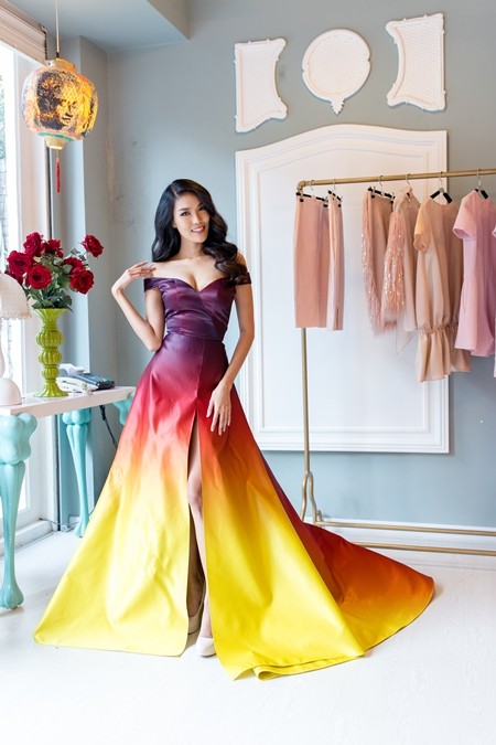 Hoa khôi áo dài Lan Khuê vào Top 10 trang phục dạ hội tại Hoa hậu thế giới ảnh 7 Hoa khôi áo dài Lan Khuê vào Top 10 trang phục dạ hội tại Hoa hậu thế giới ảnh 7