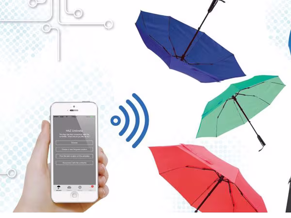 Chiếc ô thông minh dự báo thời tiết ảnh 1