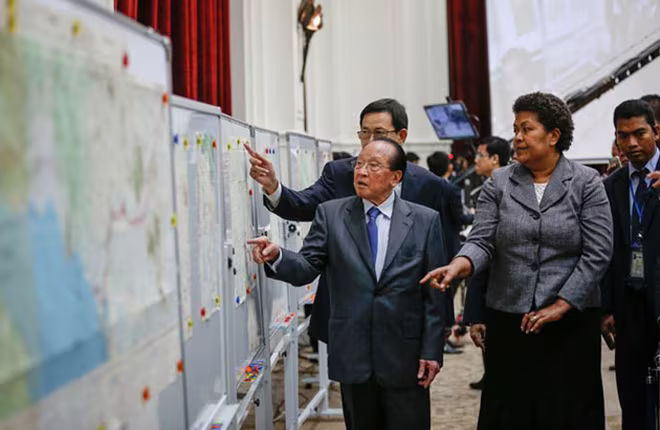 Thủ tướng Anh cho Campuchia mượn 3 bản đồ Đông Dương ảnh 1 Thủ tướng Anh cho Campuchia mượn 3 bản đồ Đông Dương ảnh 1