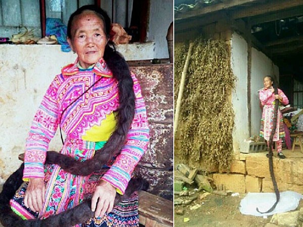 Người phụ nữ 35 năm không cắt tóc ảnh 1 Người phụ nữ 35 năm không cắt tóc ảnh 1