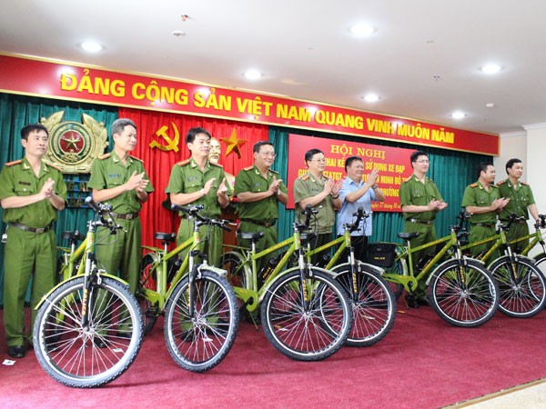 Tăng cường mô hình CSTT tuần tra bằng xe đạp ảnh 1 Tăng cường mô hình CSTT tuần tra bằng xe đạp ảnh 1