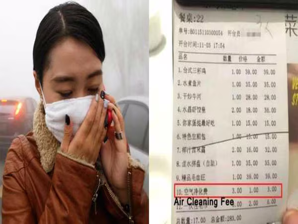 Nhà hàng tính "phí làm sạch không khí" ảnh 1 Nhà hàng tính "phí làm sạch không khí" ảnh 1