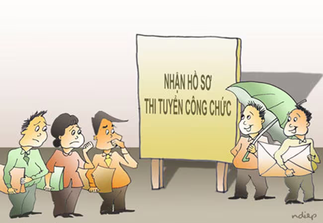 Thi tuyển công chức vẫn "đóng cửa" với người nghèo? ảnh 1 Thi tuyển công chức vẫn "đóng cửa" với người nghèo? ảnh 1