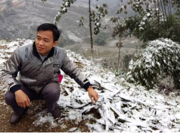 Băng tuyết phủ trắng nhiều nơi ở Bắc bộ ảnh 4 Băng tuyết phủ trắng nhiều nơi ở Bắc bộ ảnh 4