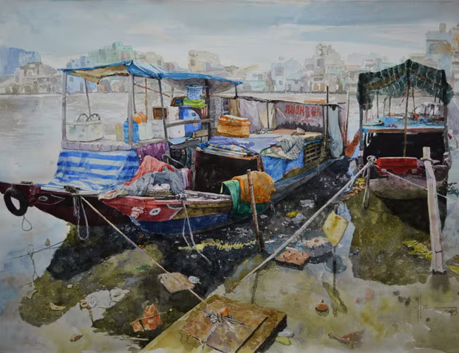 Ký sự "phượt" bằng màu nước ảnh 4