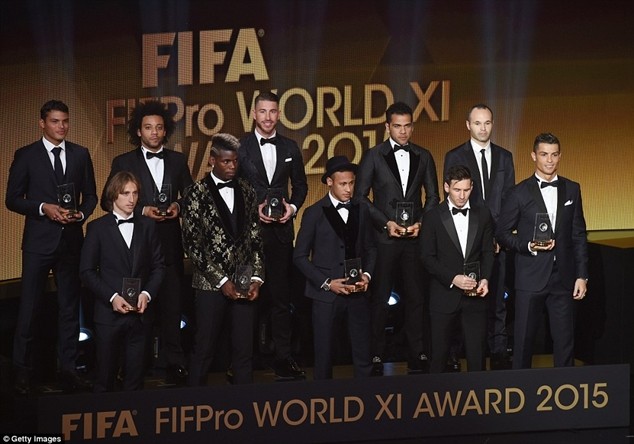Messi lần thứ 5 giành Quả bóng vàng FIFA ảnh 6 Messi lần thứ 5 giành Quả bóng vàng FIFA ảnh 6