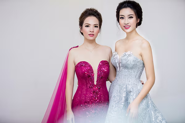 Hoa hậu Đỗ Mỹ Linh làm cô dâu lộng lẫy ảnh 6 Hoa hậu Đỗ Mỹ Linh làm cô dâu lộng lẫy ảnh 6