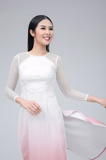 Ngọc Hân làm "nàng thơ" trong BST áo dài của Hà Duy ảnh 3