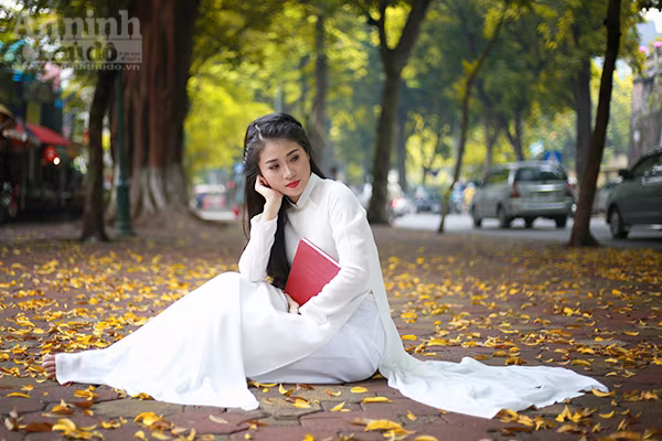 Nữ sinh Đại học PCCC đẹp dịu dàng trong tà áo dài truyền thống ảnh 7 Nữ sinh Đại học PCCC đẹp dịu dàng trong tà áo dài truyền thống ảnh 7