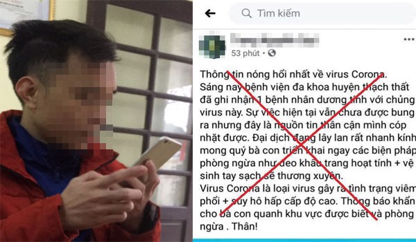 Nam MC tung tin sai sự thật về dịch do virus Corona bị phạt 12,5 triệu đồng ảnh 1 Nam MC tung tin sai sự thật về dịch do virus Corona bị phạt 12,5 triệu đồng ảnh 1