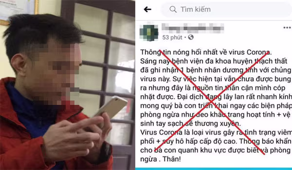 Nam MC tung tin sai sự thật về dịch do virus Corona bị phạt 12,5 triệu đồng ảnh 1 Nam MC tung tin sai sự thật về dịch do virus Corona bị phạt 12,5 triệu đồng ảnh 1