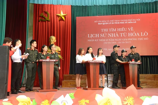 Tiếp cận lịch sử qua cuộc thi Tìm hiểu lịch sử Nhà tù Hỏa Lò ảnh 1 Tiếp cận lịch sử qua cuộc thi Tìm hiểu lịch sử Nhà tù Hỏa Lò ảnh 1