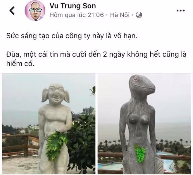Mạng xã hội lại 'dậy sóng' khi vườn tượng 12 con giáp 'khỏa thân' được che nho xanh, đỏ ảnh 7 Mạng xã hội lại 'dậy sóng' khi vườn tượng 12 con giáp 'khỏa thân' được che nho xanh, đỏ ảnh 7