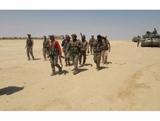 SAA khởi động chiến dịch tấn công "càn quét" IS phía đông nam Syria SAA khởi động chiến dịch tấn công "càn quét" IS phía đông nam Syria