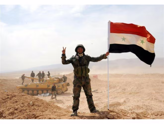 Lực lượng tiếp viện SAA tại Sa mạc Syria