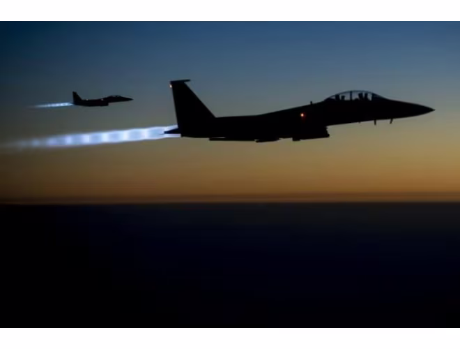 Máy bay Mỹ trên bầu trời Syria Máy bay Mỹ trên bầu trời Syria